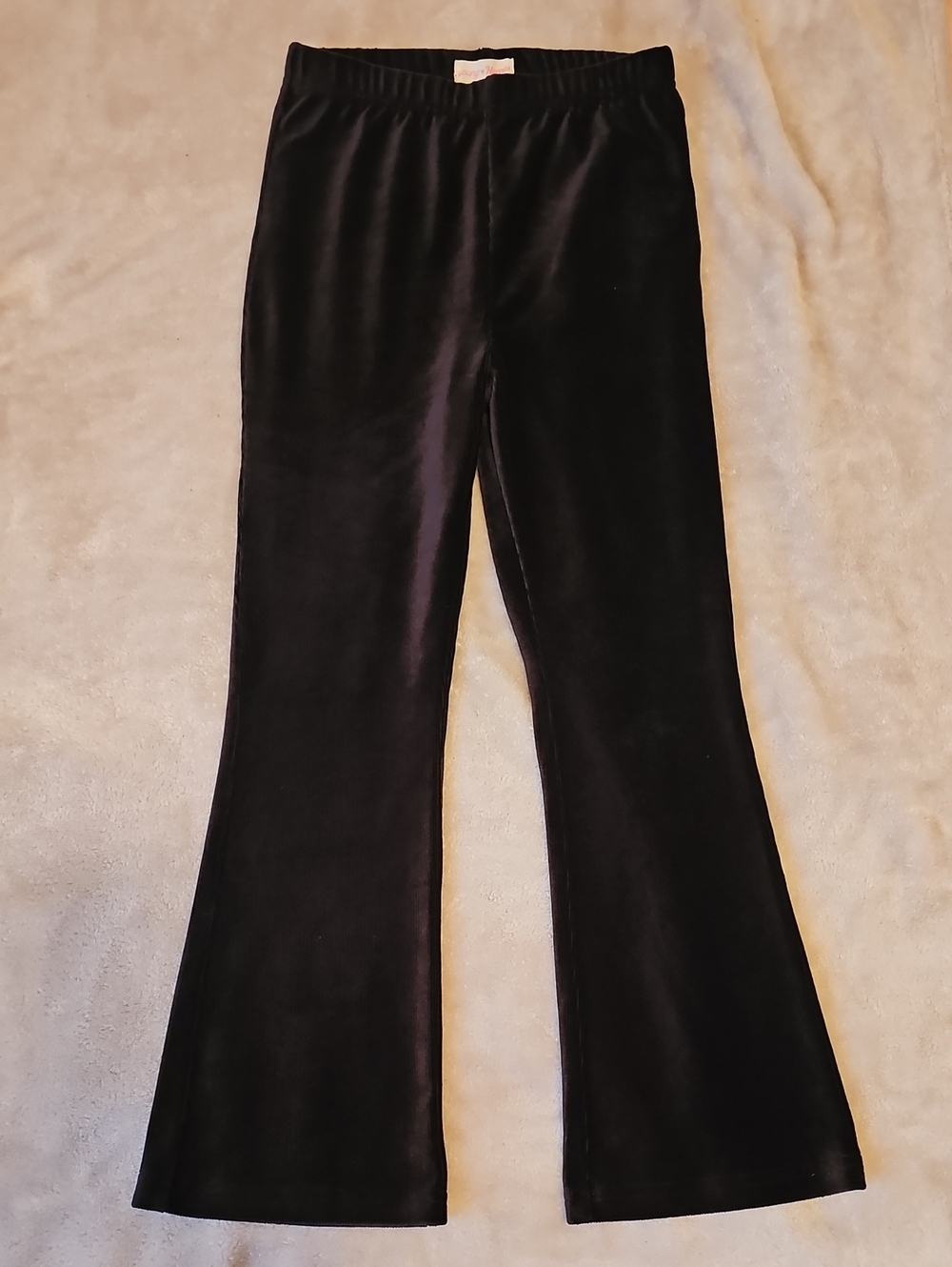 Black Flare Kids Bottoms
